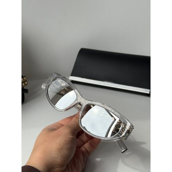 NEW Givenchy GV40078U Cat Eye Mirror Crystal Sunglasses $700 - Picture 6 of 7